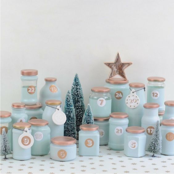 DIY : Calendriers de l'avent (3) #Christmas #ChristmasDecor #Noël #Noel #DIY #upcycling #zerowaste #zerodechet Clay Christmas Decorations, Christmas Crafts, Creative Crafts, Diy And Crafts, Creative Ideas, Calendrier Diy, Advent Calenders, Noel Diy, Diy Advent Calendar