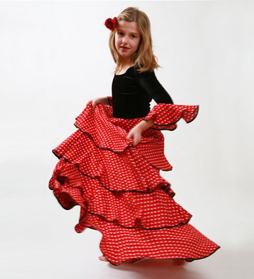 girls spanish flamenco dress
