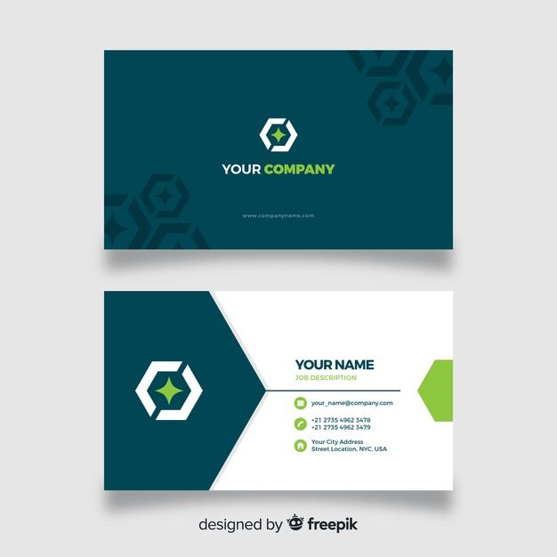 Flat business card template Free Vector | Free Vector #Freepik #vector #freelogo #freebusiness-card #freebusiness #freeabstract Foil Business Cards, Luxury Business Cards, Minimalist Business Cards, Elegant Business Cards, Business Card Logo, Free Business Card Design, Professional Business Card Design, Business Card Design Inspiration, Free Business Card Templates