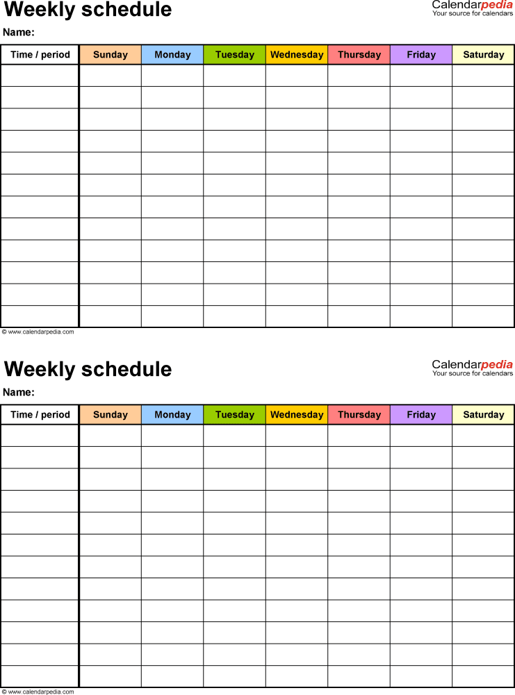 weekly schedule template for word version 15 2 timetables schedule builder template