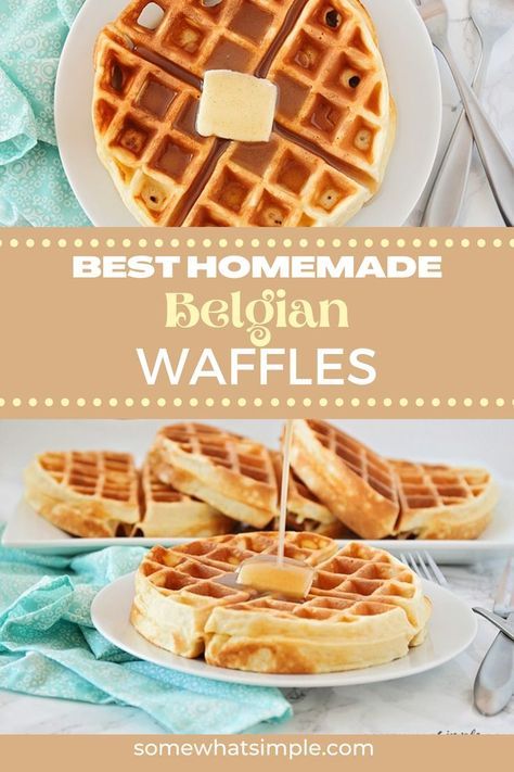 Homemade Belgian Waffles