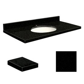 Transolid Absolute Black Granite Undermount Single Sink Bathroom Transolid Absolute Black Granite