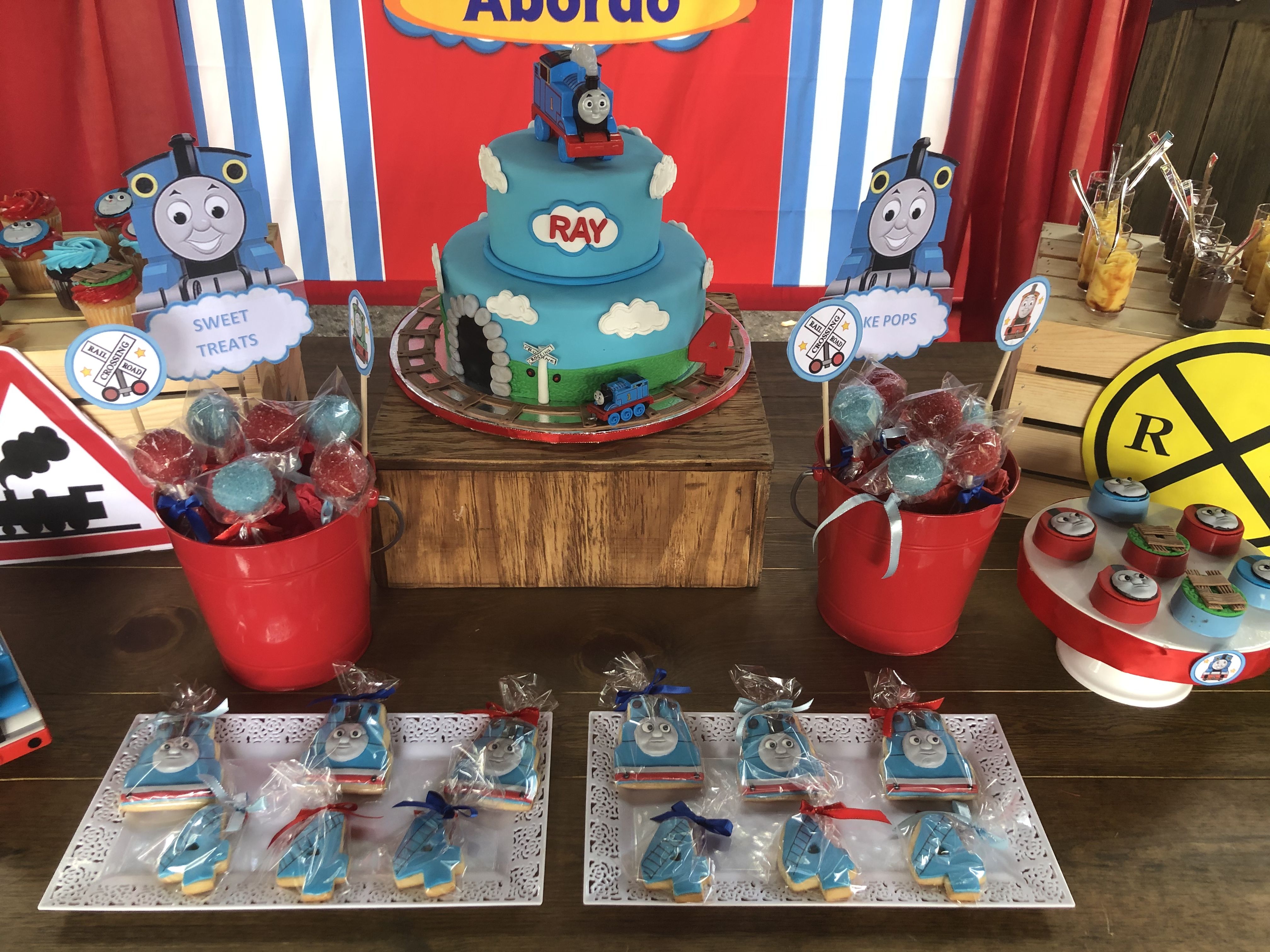 Thomas The Train Dessert Table Decor Thomas The Train Dessert Table