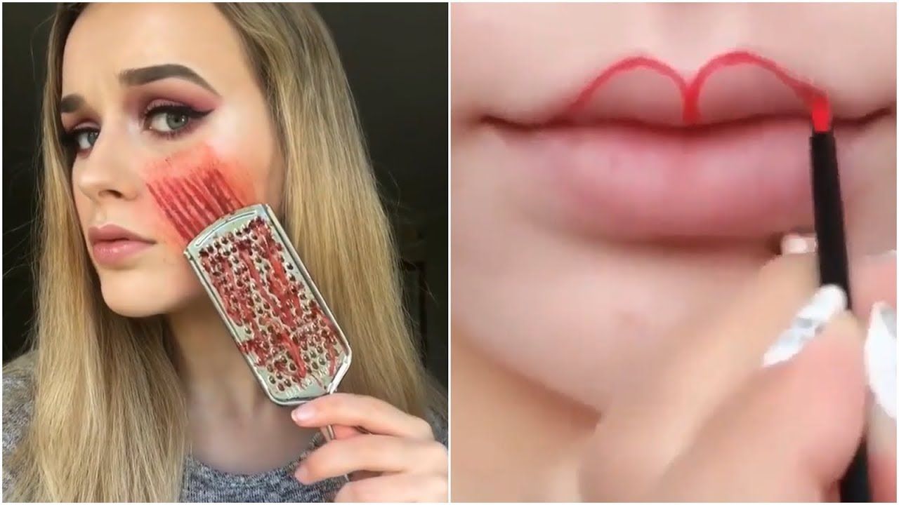 حيل و أفكار تجميلية لن تخطر على بالك لكنها ستسهل حياتك ولن تستغني عنها ب Youtube Lipstick Beauty