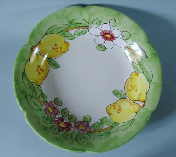 Ceramica artistica piatto in ceramica di vietri, decorato a mano ... Piatti ceramica di vietri