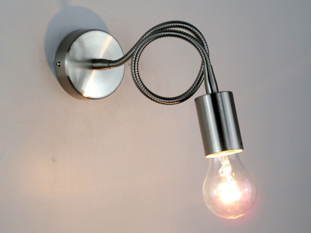 Plafoniere Da Parete Per Bagno : Dettagli su lampada da parete applique moderno braccio flessibile