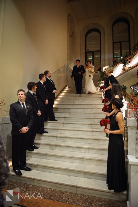 Winter Wedding Photos With Jeanah Brian Library Ceremonies Chicago Winter Wedding Photos Newberry Library Water Tower Destination Photographer Nakai Photography Blog