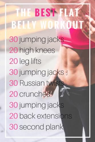 Looking for an easy stomach workout for beginners? You've got to try this Best Flat Stomach Workout...
