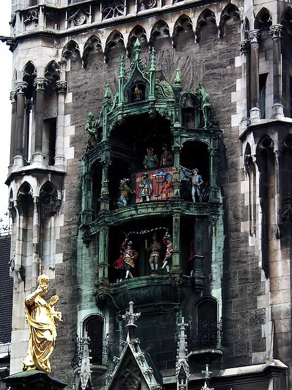 Rathaus Glockenspiel Neues Rathaus New City Hall Marienplatz Munich Germany Munich Germany Germany Places To Travel