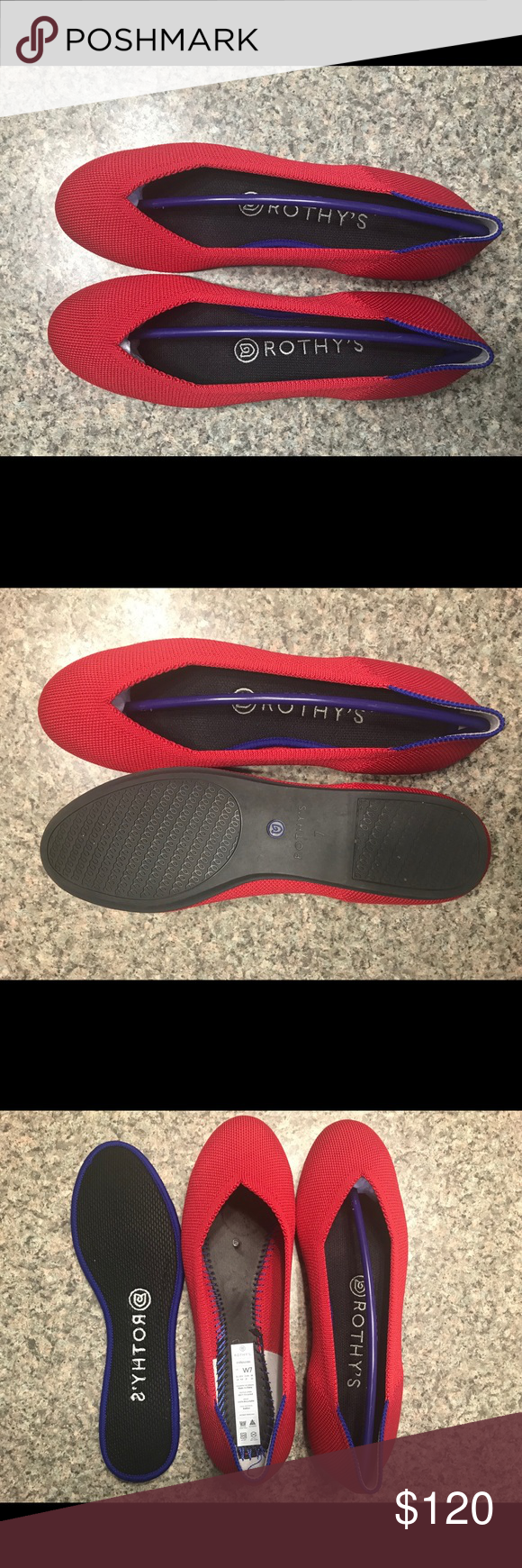 rothys red flats