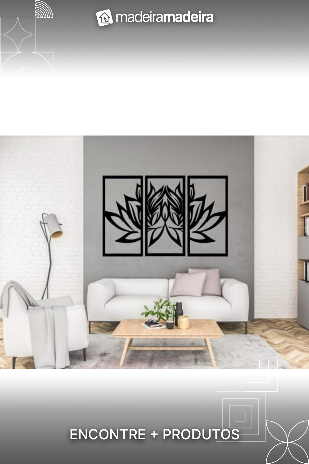 Ei, sabia que na MadeiraMadeira você pode comprar pelo Whatsapp? Mande uma mensagem que nossos consultores vão te ajudar na compra :) Lotus, Products, Wall Hanging Decor, Dashboards, Lotus Flower, Gadget, Lily