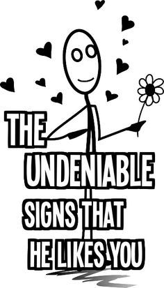 Signs a guy likes you body language