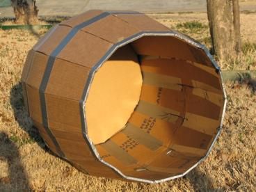 Wooden Barrel W Cardboard And Duct Tape Need To Make At Least 3 Of Wooden Barrel W Cardboard And Duct Tape Need To Make At Least 3 Of These