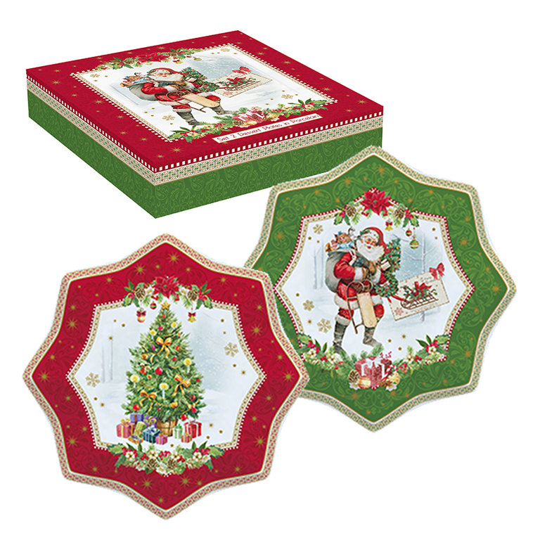 Weihnachtsstoff mit Teddybären von Daisykingdom Stoffpanel
