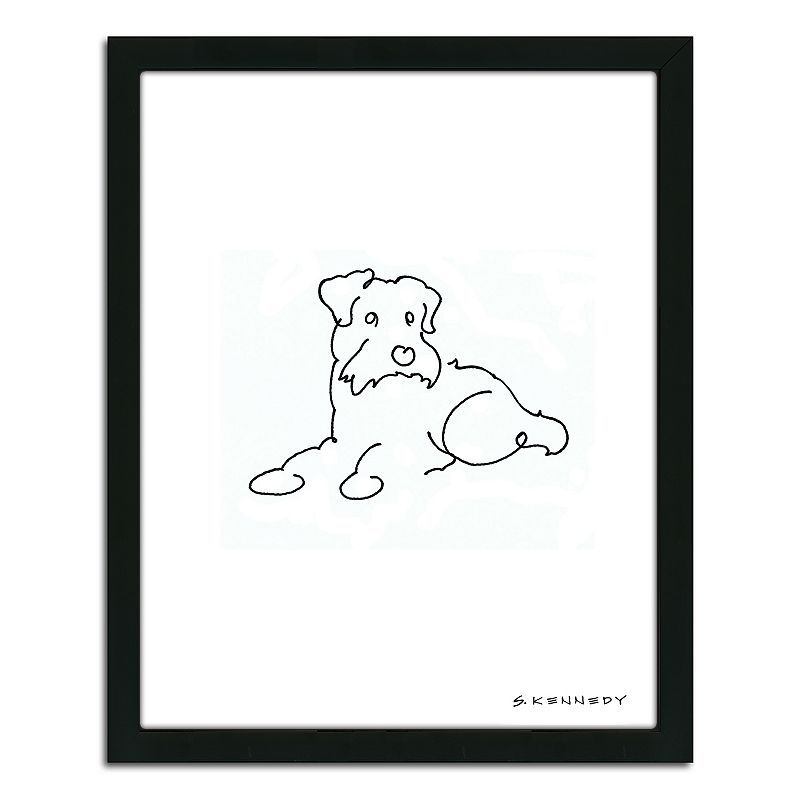 Scottish Terrier Line Drawing Personalized Gift