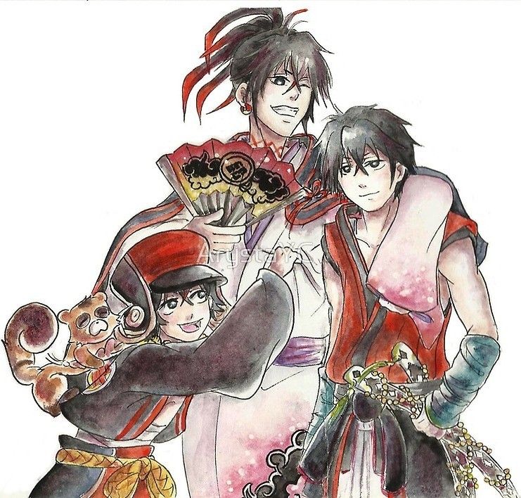 曇天火ᵃⁿᵈ曇空丸ᵃⁿᵈ曇宙太郎ᵃⁿᵈゲロ吉 Meiji Era Western Culture Samurai