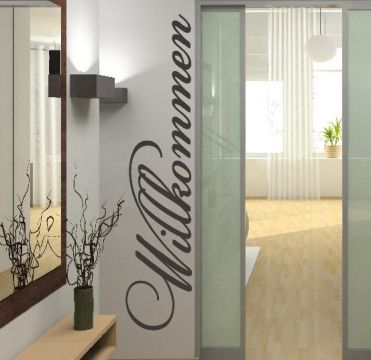 Wandtattoo Willkommen Wohnzimmer Flur,Diele