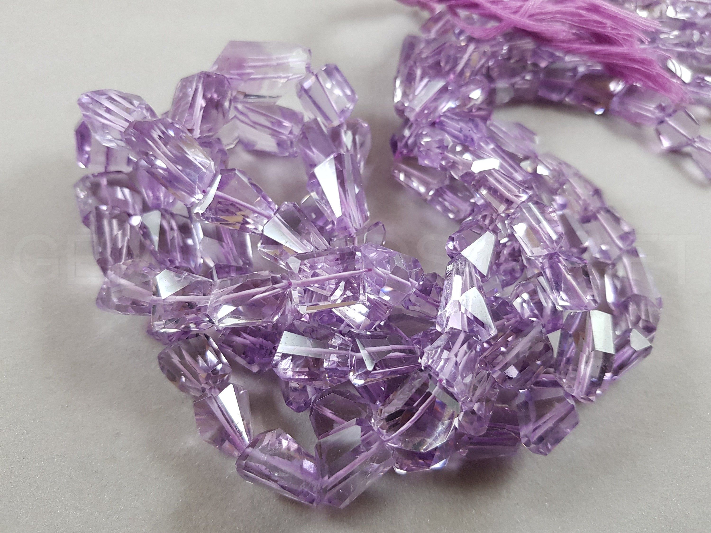 Oval Shape Beads Pink Amethyst Faceted Oval Beads AAA+ Grade Gemstone Beads Pink Amethyst Faceted Beads Pink Amethyst Beads