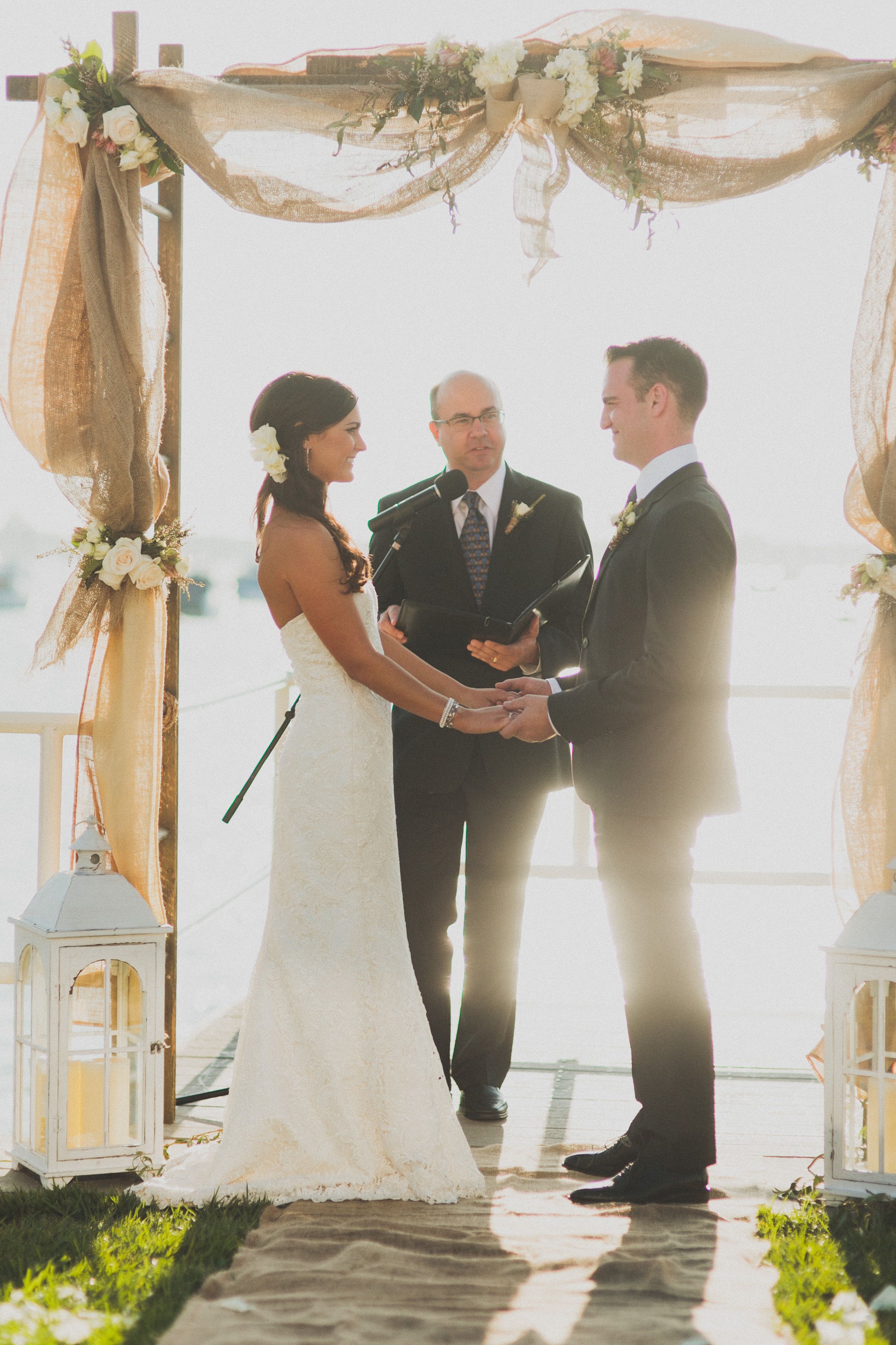 Picture-Perfect Wedding Ceremony Altar Ideas | Arbors Hydrangea and Burlap