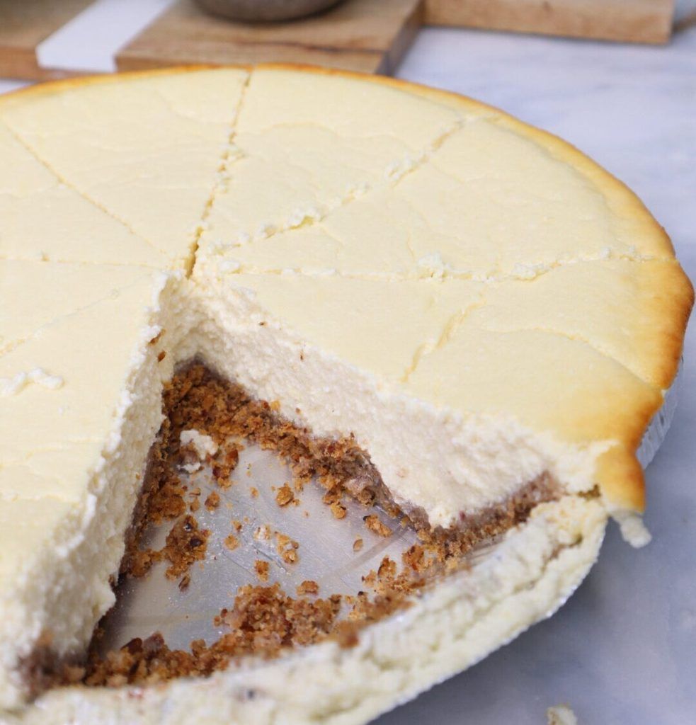 Cottage Cheese & Greek Yogurt Cheesecake