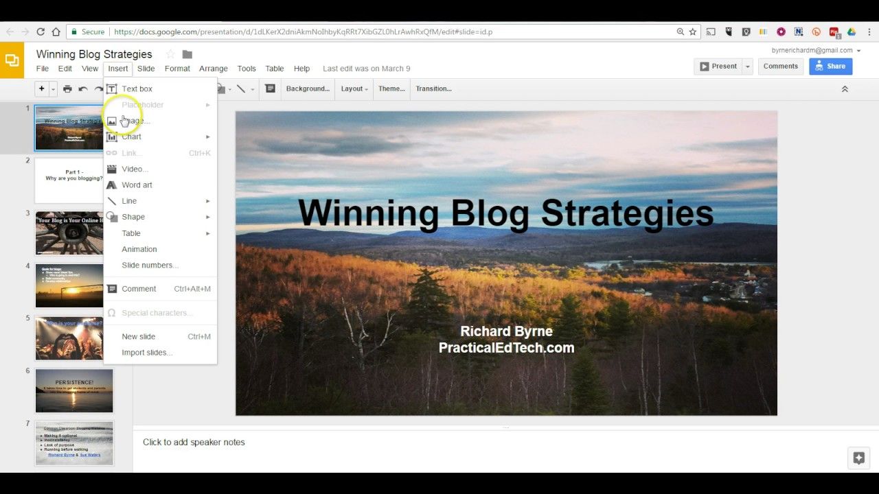 How To Add Sound To Google Slides Will Show You Step By Step Instructions To Add Narration Or M Google Education Google Classroom Elementary Teacher Technology