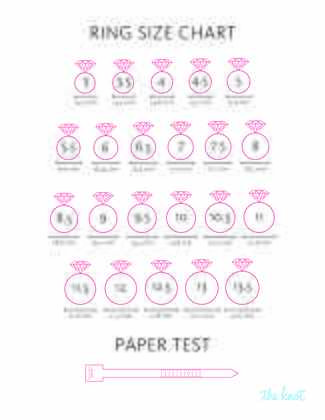 Here's How to Easily Measure Your Ring Size at Home  Ring sizes chart,  Printable ring size chart, Measure ring size