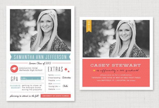 graduation announcement design
