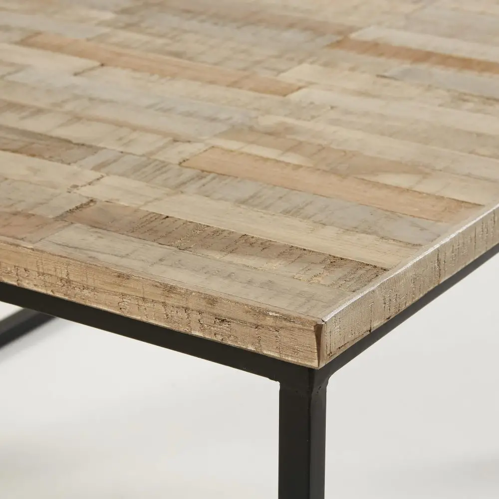 Tavolino da salotto in teak e metallo nero Maisons du Monde Teak jpg (1000x1000)