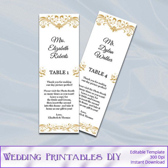 photo booth frame insert template diy gold wedding photobooth place wedding inserts template