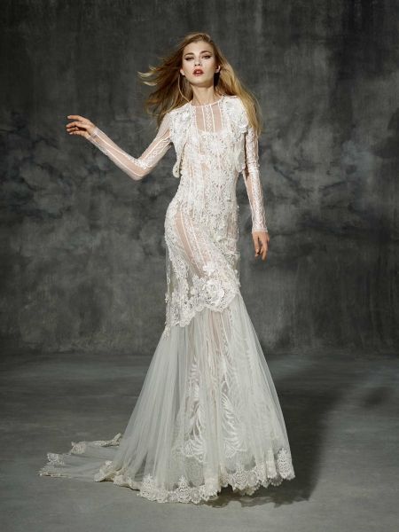 foto 58 de 94) yolancris: vestidos de novia boho folk | hispabodas
