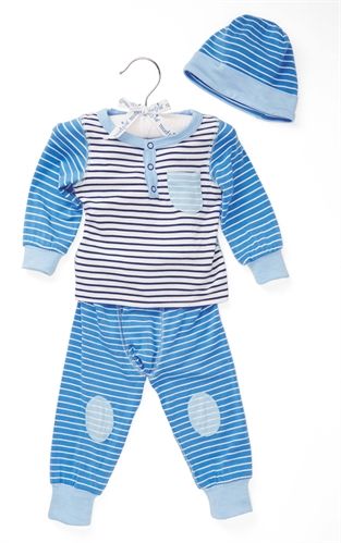 Newborn Mud Pie Baby Boys Blue TAKE ME Home Set