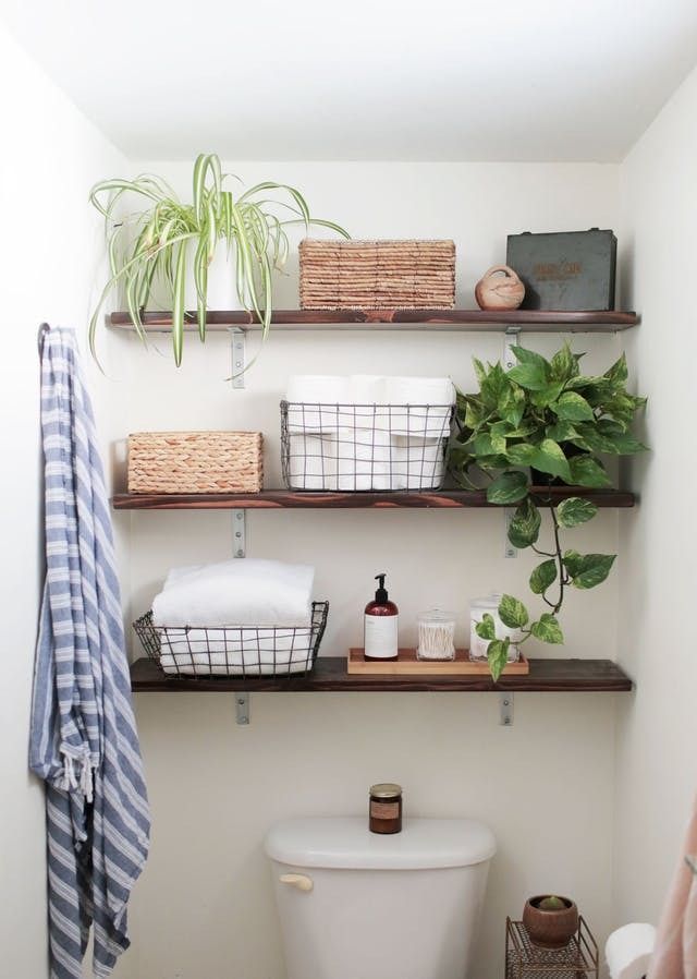 Inexpensive Bathroom DIYs for Less Than $100 | Apartment Therapy Bathroom Upgrades, Bathroom Renos, Bathrooms Remodel, Bathroom Renovations, Master Bathroom, Bathroom Mirrors, Bathroom Things, Bathroom Sink, Bathroom Small