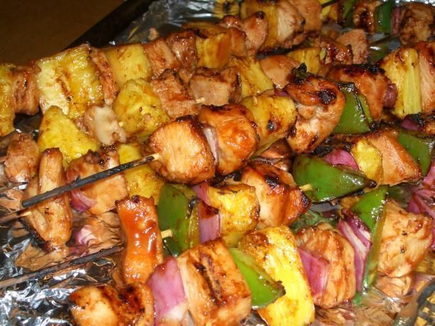 Shish Kabob Marinade #chickenkabobmarinade Shish Kabob Marinade or excellent on ckn breast alone -- fyi, reduce sugar to 1/4 C. 1 1/2 TBS brown sugar and reduce soy by a wee bit. Best with chicken and pineapple and maybe red peppers and mushrooms. #chickenkabobmarinade Shish Kabob Marinade #chickenkabobmarinade Shish Kabob Marinade or excellent on ckn breast alone -- fyi, reduce sugar to 1/4 C. 1 1/2 TBS brown sugar and reduce soy by a wee bit. Best with chicken and pineapple and maybe red #chickenkabobmarinade