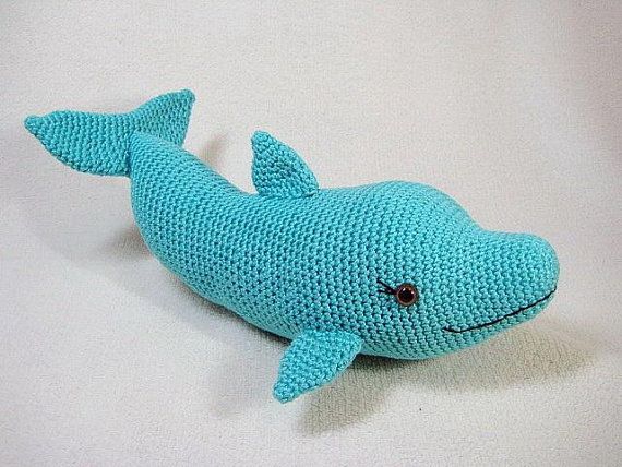 Dolphin Amigurumi Crochet PATTERN PDF Sea Animal Baby Gift Toy | Etsy