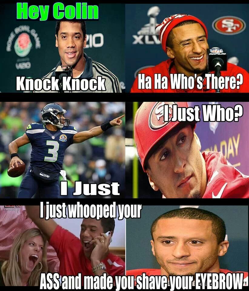 Knock knock Hilarious, Seattle sports, Funny