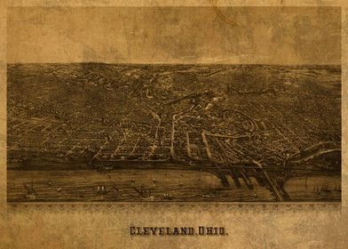 Displate is a one-of-a-kind metal poster designed to capture your unique passions. Sturdy, magnet mounted, and durable – not to mention easy on the eyes! Map Of Cleveland Ohio, Ohio Map, All Poster, Poster Prints, Canvas Print Display, Canvas Prints, Spray Painting, Vintage Map, Metal Posters