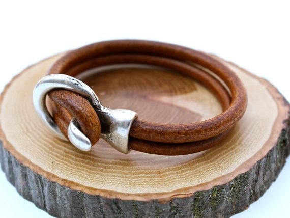 Mens Bracelet Simple Leather Bangle New Dude Bracelet Simple Leather Bangle Mens By Amyfine 38 00