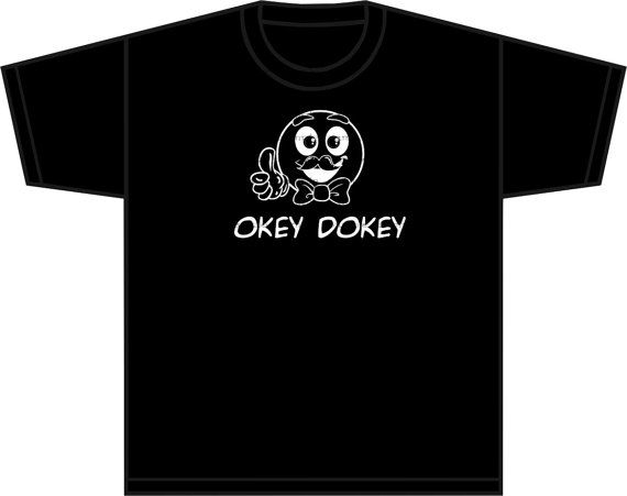 Mustache Man Tshirt Okey Dokey By Daisydukestudio On Etsy 25 00 Mens Tshirts Mustache Men Mens Tops