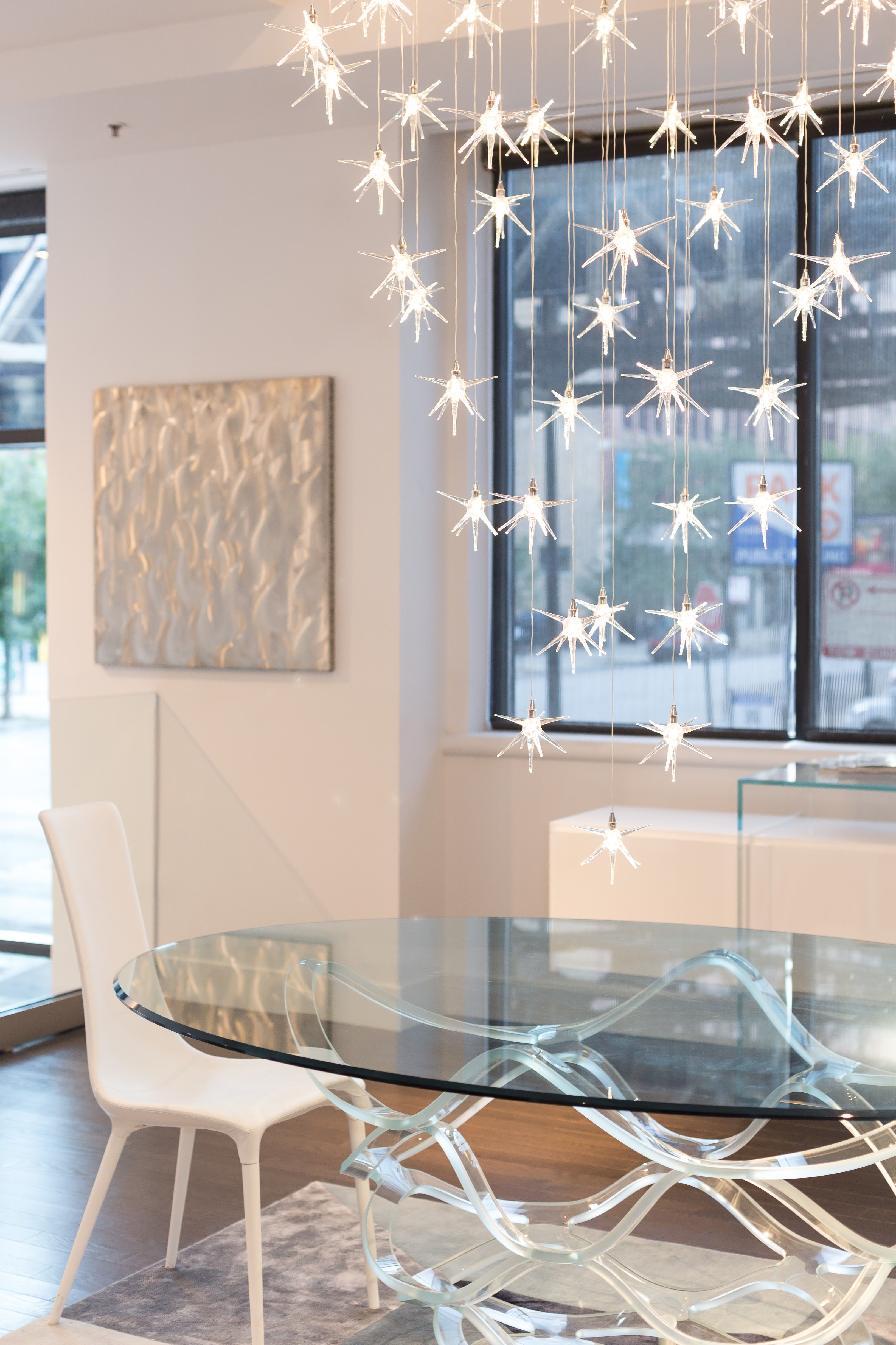 Reflex stella chandelier. murano glass, handcrafted in italy ...