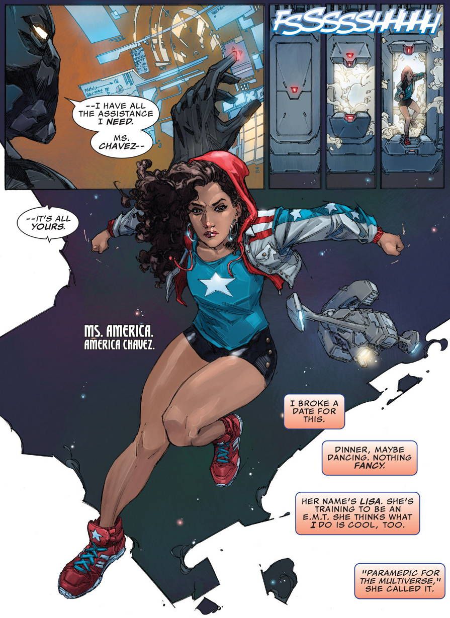 Avengers 0 2015 Marvel ComicsMiss America America Chavez Avengers 0 2015 Marvel ComicsMiss America America Chavez