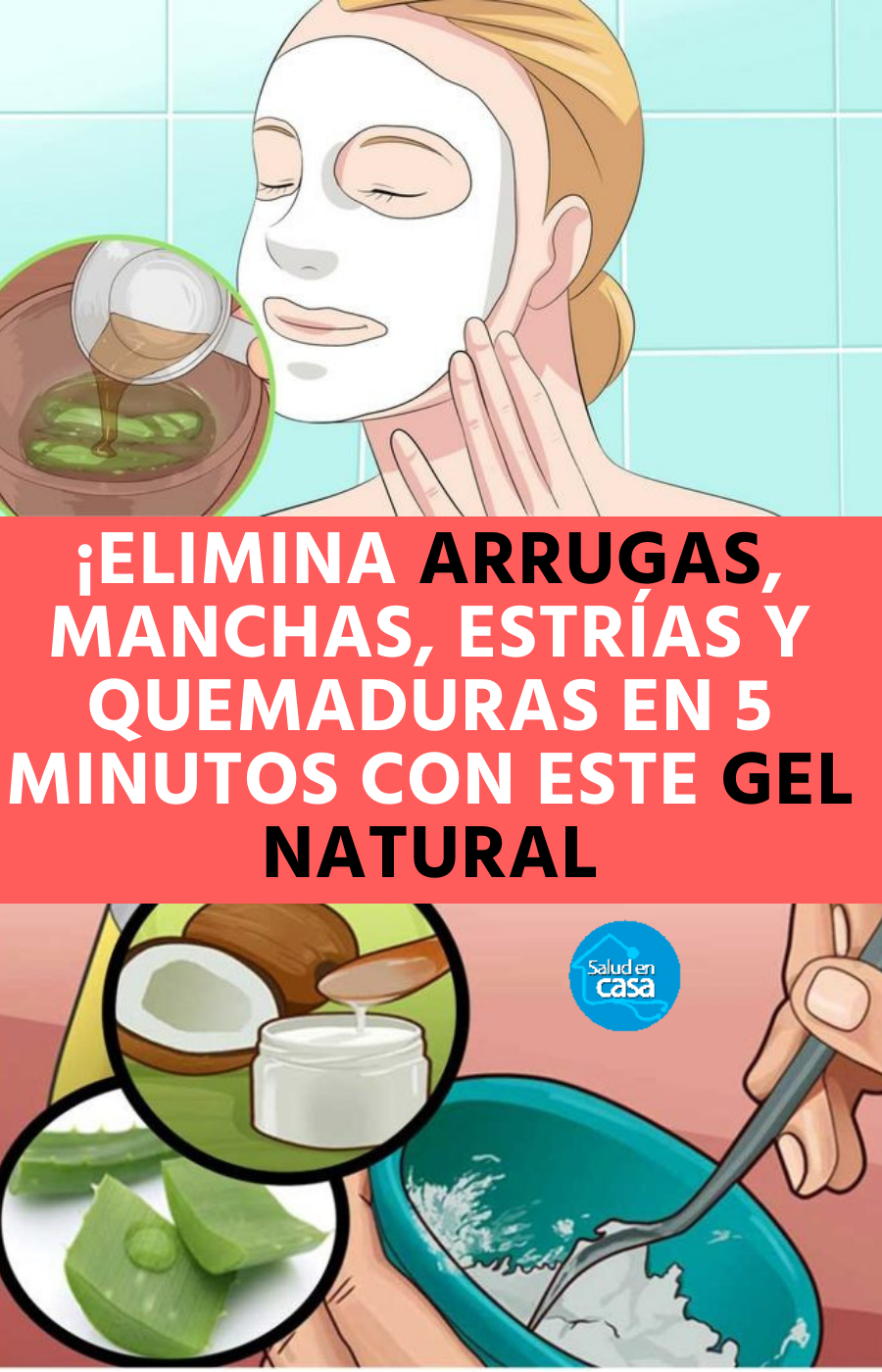 Prepara Esto Ahora Mismo Eficaz Gel Elimina Arrugas Manchas Estrias Y Quemaduras Arrugas Manchas Manchas En La Piel Crema Natural Para Quemaduras En La Piel