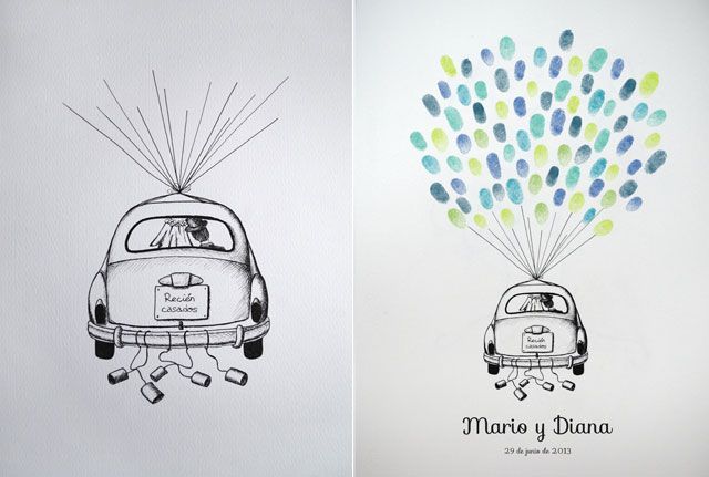 Asombroso Libros de firmas de huellas digitales: los detalles de tu blog Coche c...