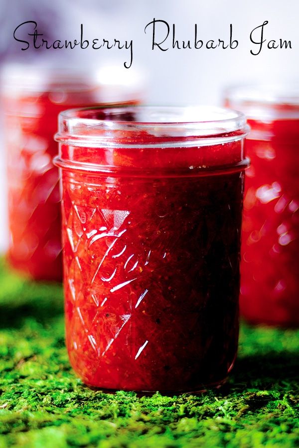 Strawberry Rhubarb Jam {No Pectin} Recipe Rhubarb jam Strawberry Rhubarb Jam {No Pectin} Recipe Rhubarb jam