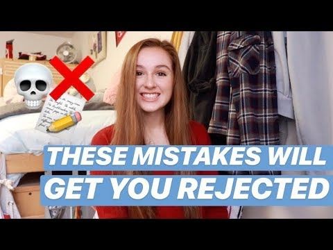 Best college admission essay mistakes