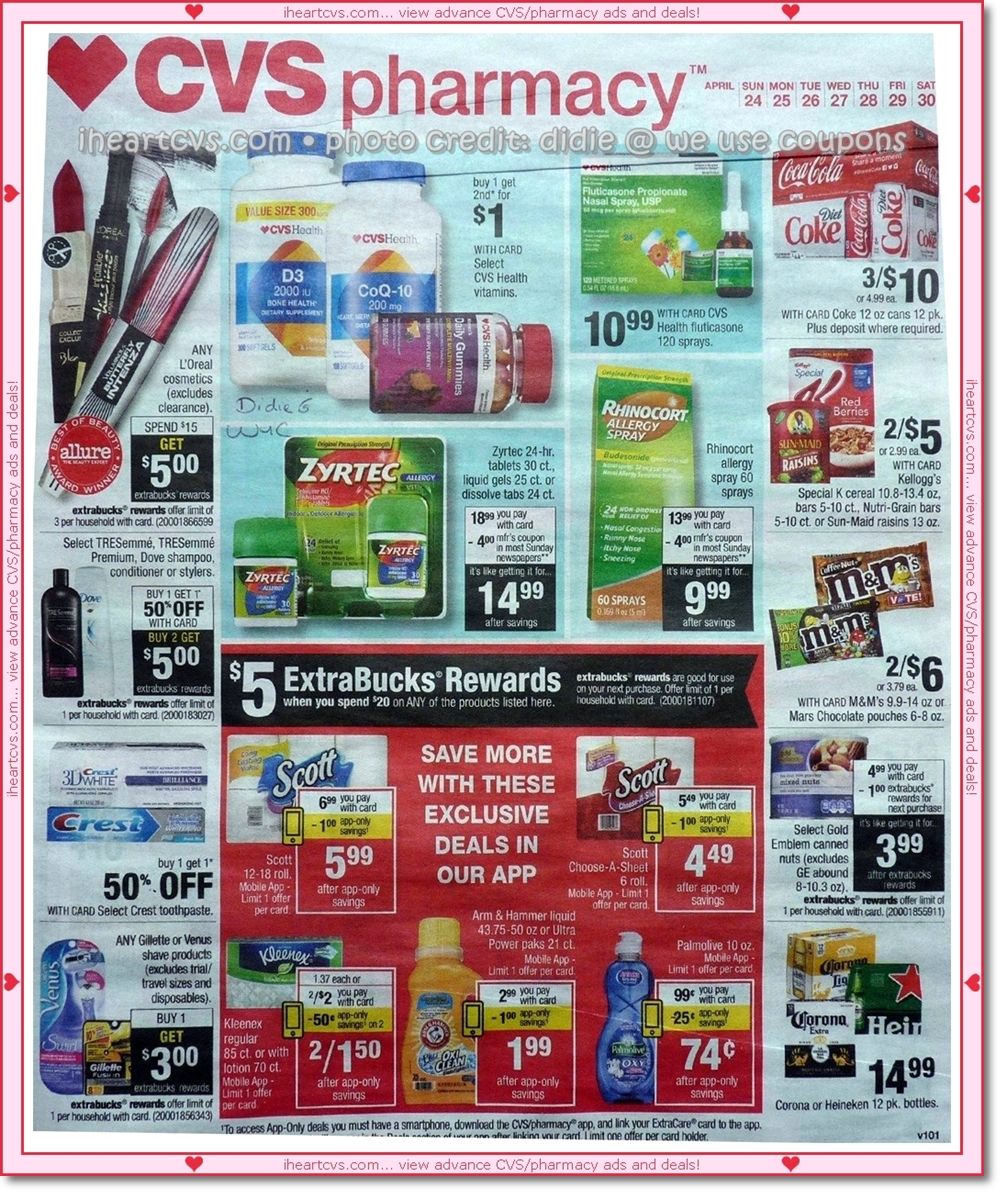 04/24 04/30 Cvs, Coupons, Extreme couponing 04/24 04/30 Cvs, Coupons, Extreme couponing
