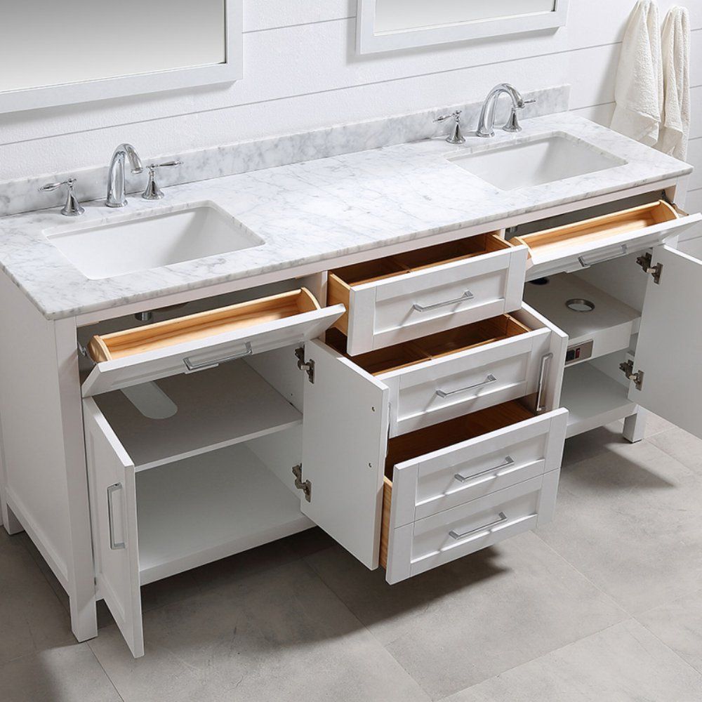 OVE Decors 72 in. Double Sink Bathroom Vanity | Double vanity bathroom