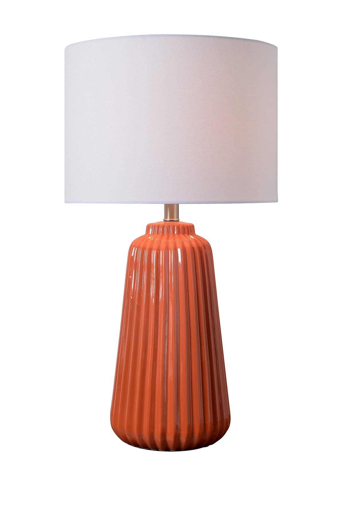 Glossy Orange Ceramic Finish Ziggy Table Lamp By Design Craft On Glossy Orange Ceramic Finish Ziggy Table Lamp By Design Craft On Hautelook