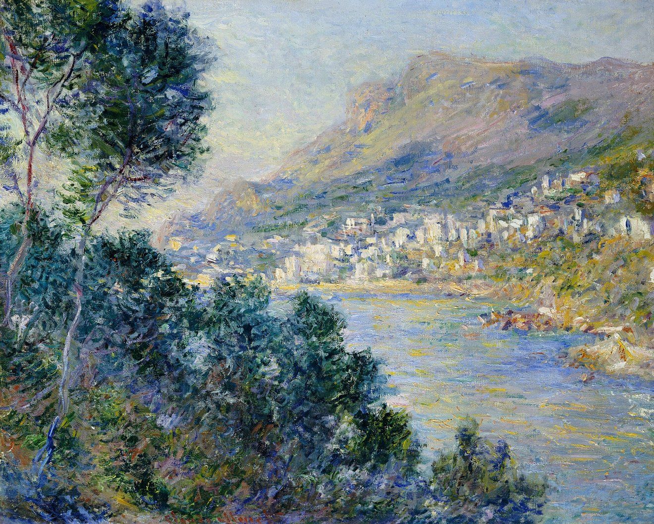 MONET Claude,1884 - Monte-Carlo vu de Roquebrune : « Monet, je n'ai jamais rencontré un pareil metteur en place, une facilité si … | Impresjonizm, Malarstwo, Sztuka