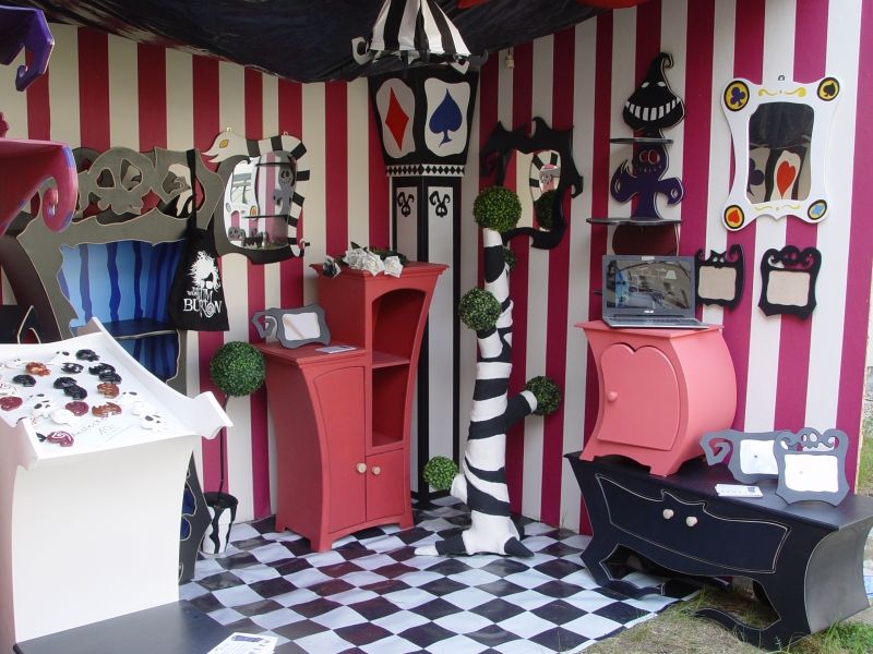 Second Pic Of Our Booth At 2016 S Wgt House Furniture Design Goth Home Decor Alice In Wonderland Diy