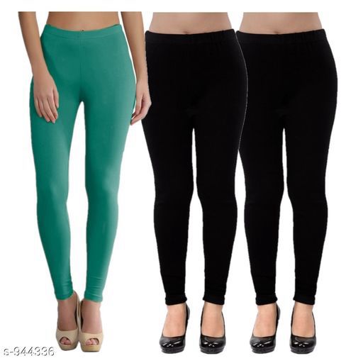 Ethnic Bottomwear - Leggings Fancy Cotton Solid Leggings ( Pack Of 3) *Fabric* Cotton *Size* M- 30 in, L -32 in *Length* Up To 40 in *Type* Stitched *Description* It Has 3 Pieces Of Women's Leggings *Pattern* Solid *Sizes Available* M, L Supplier Rating: ★3.7 (14) SKU: green_black_black Free shipping is available for this item. Pkt. Weight Range: 900 Catalog Name: Arianna Fancy Cotton S... Solid Leggings, Women's Leggings, Womens Leggings Pattern, Brightening Cleanser, Pkt, Face Wash, Marketplace, Ethnic, Catalog